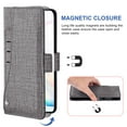 thumbnail image 3 of Genuine Leather RFID Blocking Wallet Case for Samsung Galaxy Note 10 Lite, Handmade Flip Folio Wallet Case with Stand and Card Slots for Samsung Galaxy Note 10 Lite, Gray, 3 of 5