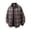 Coffee, variant on WIZUTIZ Mens Flannel Plaid Shirts Long Sleeve Button Down Shirts Casual Fall Shirt Jacket