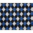 thumbnail image 4 of oneOone Polyester Lycra Blue Fabric Argyle Check Diy Clothing Quilting Fabric Print Fabric By Yard 56 Inch Wide, 4 of 4