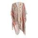 thumbnail image 3 of Mujeres Open Front Kimono Cardigan Camisa de manga corta rojo Yuyangstore Cárdigan tipo kimono de playa, 3 of 8