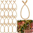 thumbnail image 1 of Corbatas navideñas con forma de guirnalda Zhengmy, 16 unidades, 51 cm, doradas, 1 of 6
