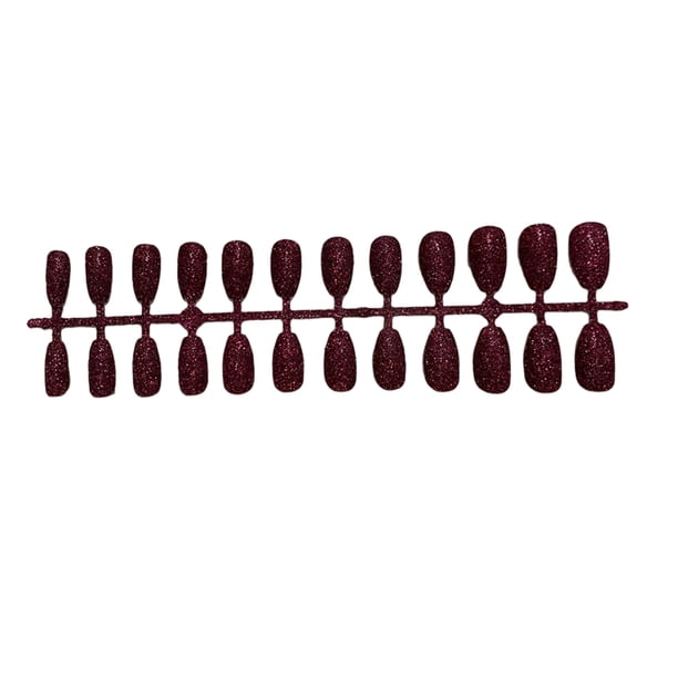 Vogacara Herramientas de manicura desmontables Nail Art Tips Beauty Press On Rosa roja