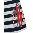 thumbnail image 4 of Disney Nightmare Before Christmas Toddler Boys' Short Sleeve Rash Guard and Swim Trunks Set Navy and Red Jack Skellington, 4 of 4