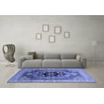 thumbnail image 3 of Ahgly Company Indoor Rectangle Oriental Blue Industrial Area Rugs, 7' x 10', 3 of 4