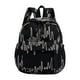 thumbnail image 1 of Mochila para niños con correas de hombro reforzadas, ligera y moderna, ideal para conciertos. Negro, 1 of 9