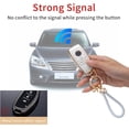 thumbnail image 3 of LAICAIW for Mercedes Benz Key Fob Cover with Lanyard, Soft TPU Key Case Shell Compatible with A-Class C-Class G-Class 2017-2020 E-Class S-Class 3 4 Button Smart Key Holder, 3 of 6