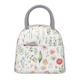 thumbnail image 1 of Balery Wildflower Watercolor 2 Bolsa de Almuerzo para Mujeres, Caja de Almuerzo, Bolsa de Almuerzo Pequeña Impermeable, Tote de Almuerzo Reutilizable con Gran Capacidad, 1 of 6