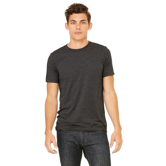 The Bella   Canvas Unisex Triblend Short Sleeve T-Shirt - CHAR-BLACK TRIB - M