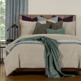thumbnail image 4 of SIScovers Mixology Padma 7 Piece Duvet Cover and Insert Set Habor Grey Twin 5 Piece, 4 of 5