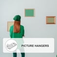 thumbnail image 3 of FUTUREORYY 10 Pcs Crochets Muraux en Acier Inoxydable pour Adultes Affichage Compact, 3 of 4