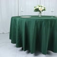 thumbnail image 4 of BalsaCircle 108" Round Polyester Tablecloth Wedding Table Linens Hunter Green, 4 of 8