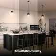 thumbnail image 4 of Smart LED Light Bulb, 40W Eq, Color Changing, Dimmable, Works with Alexa & Google Home, Wi-Fi Enabled, Straight Filament Glass Design, 90+ CRI, 15,000-Hour Lifetime, A1940/CL/RGBW/FIL/AG, 4 of 5