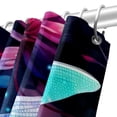 thumbnail image 5 of Dragonfly Waterproof Printed Shower Curtain Set with Hooks - Bathroom Decoration, 5 of 5