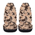 thumbnail image 5 of XYZCANDO Durable 2-Piece Front Car Seat Covers with Brown Duck Camo Pattern - Breathable Waterproof Protection For SUV Trucks, 5 of 10