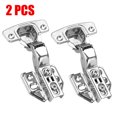 HNGPNGH 2 Pcs Quiet Soft Close Stainless Steel Door Hinges with