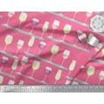 thumbnail image 3 of Soimoi polyester Crepe Fabric Wine Glass Bar Print Fabric by the Yard 52 Inch Wide, 3 of 3