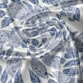 thumbnail image 5 of Ambesonne Rose Valance Pack of 2, Monochrome Romantic Petals, 42"X18", Dark Violet Ceil Blue, 5 of 5