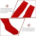 thumbnail image 3 of FENGGUIQU 1Pair Unisex Red Piled Style Cotton Socks Warm Keeping Tube Stockings Elastic Comfortable Daily Accessories, 3 of 4