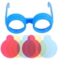 thumbnail image 1 of 1 Set Children Three Primary Color Glasses Kids Glasses Exploration Toys, 1 of 7