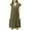 Army Green, variant on Bigersell Womens Dresses for Wedding Guest Fashion Women Summer Casual V-Neck Solid Short Sleeve Cotton Linen Dress Western Dress for Female Women's Plus Faux-Wrap Dresses, Style 20386, Khaki XXL