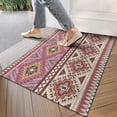 thumbnail image 4 of Pink Boho Tribal Diamonds and Triangles Pattern Door Rugs,Washable Non Slip Door Mats Indoor,Decorative Door Mats,Entry Mat Indoor for Entrance,Bedroom,Kitchen,Bathroom,17"x30", 4 of 6