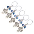 thumbnail image 1 of Evil's Eye Keychain, Alloy Elephant Keychain 5Pcs  For Car Interior For Ladies Bag, 1 of 8