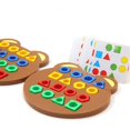 thumbnail image 4 of Montessori Toys DIY Children Geometric Shape Color Matching Board 3D Puzzle Games For Kids Interactive Learning Educational Toys, 4 of 5