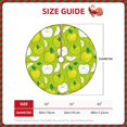 thumbnail image 2 of Fotbe Green Apple Pattern Christmas Tree Skirt, Tree Skirts Plush Christmas Decorations, Christmas Tree Skirts Xmas Decorations Holiday Party Decor-30", 2 of 6