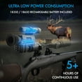thumbnail image 3 of Rexing - Digital Rechargeable Tripod Scope with Night Vision HD Recording and Wi-Fi Support - Black, 3 of 7
