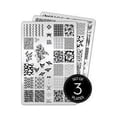 thumbnail image 1 of Placa para estampar Uber Chic 9,5 cm x 14,5 cm acero inoxidable, 1 of 1