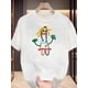 thumbnail image 1 of Men'S Short-Sleeve T-Shirt with a Colorful Print Hip-Hop Design, Made of Pure Cotton for Both Genders., Casual Sporty Tee, Comfy Tee, 1 of 8