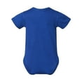 thumbnail image 2 of Rabbit Skins Infant 100% Cotton Jersey Lap Shoulder Short Sleeve Bodysuit, Royal, 12 Months, 2 of 4