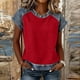 thumbnail image 2 of Camiseta de Moda de Verano de Color Sólido de Cuello Redondo de la Camiseta de la Mujer de Manga Corta de la Camiseta de la Camiseta de la Camiseta de la Camiseta de la Camiseta de la Camiseta de la, 2 of 7