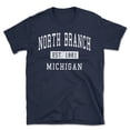 thumbnail image 1 of North Branch Michigan Classic Established Men's Cotton T-Shirt, 1 of 1
