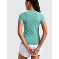 thumbnail image 2 of Remera CRZ YOGA sin costuras, transpirable, largo hasta la cadera, 2 of 5