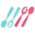 thumbnail image 3 of 4pcs Cartoon Baby Spoons Baby Learning Feeding Spoon Toddler Learning Spoons, 3 of 9