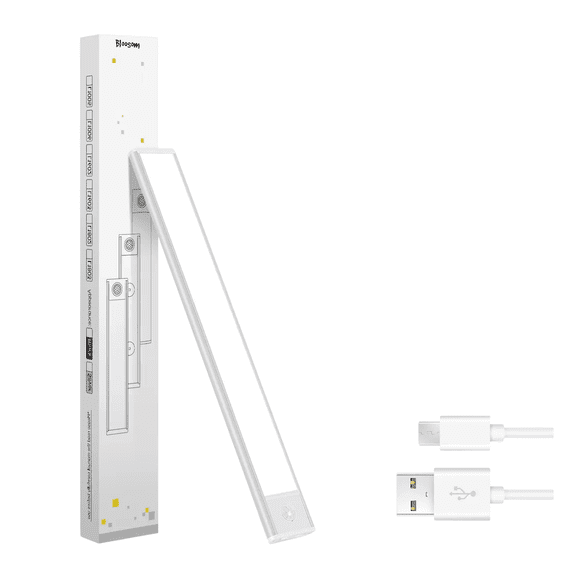 Lámparas Recargables Blossom Pared Con Sensor Movimiento 80led 40cm blanco