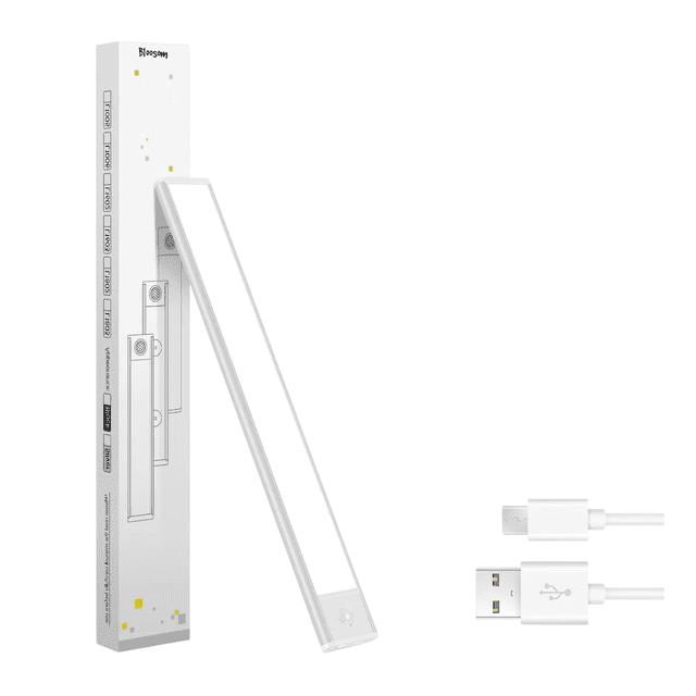 Lámparas Recargables Blossom Pared Con Sensor Movimiento 80led 40cm blanco