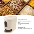 thumbnail image 4 of Rice Dispenser with Lid, Large Capacity Transparent Window, Multipurpose Food Storage Container for Flour Grains Beans, Visualized Window, Double Airtight Dustproof, 4 of 7