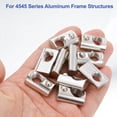 thumbnail image 4 of M10 Demi-Rond Rouleau en Ressort Écrous en T Série 4545 Acier au Carbone Fente en T Écrous à Ressort Argent, 50 Pcs, 4 of 7
