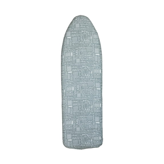 Simplify Scorch Resistant Ironing Board Cover & Pad in Gray