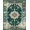 Teal, Pattern 13, variant on ODIKA 8'x10' Washable Area Rug Non-Shedding, Easy Care, Teal Boho Bug Vintage Scroll Bordered Frame Throw Turquoise Butterfly for King Size Bedroom Under Bed, Master Suite