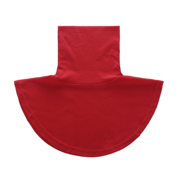 Fldy Fake Collar Detachable Turtleneck Neck Dickey False Half Top Blouse Collar Neck Cover for Red One Size