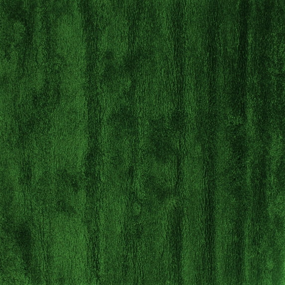Ahgly Company Indoor Square Abstract Green Contemporary Area Rugs, 3' Square