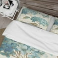 thumbnail image 4 of Designart 'butterfly Blue Garden I' Cottage Duvet Cover Set, 4 of 4
