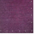 thumbnail image 4 of Rugsotic Carpets Handmade Rugs Hand Knotted Loom Rectangle 9'x12' Purple Wool for Indoor Use, 4 of 5