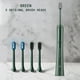thumbnail image 1 of Cepillos de dientes eléctricos de cerdas suaves, recargables, juego de dos, 6 modos de limpieza y 5 cepillos de repuesto., 1 of 4
