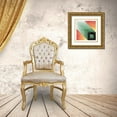 thumbnail image 3 of OnRei 20x20 Gold Ornate Wood Framed with Double Matting Museum Art Print Titled - GEO Square, 3 of 4
