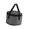 thumbnail image 1 of veasfak Sac Isotherme pour Aliments Sac de Restauration Réutilisable Pliable pour BBQ Magasinage Randonnée Gris, 1 of 9