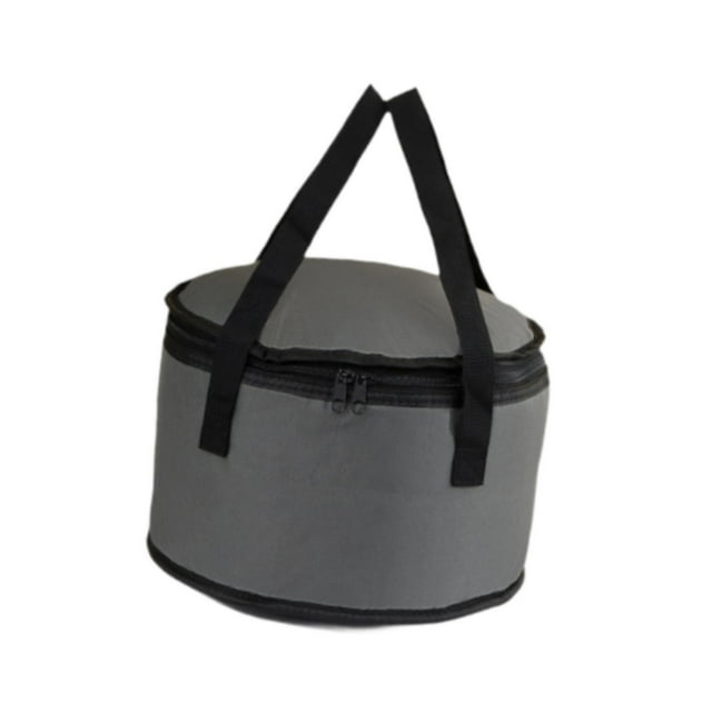 veasfak Sac Isotherme pour Aliments Sac de Restauration Réutilisable Pliable pour BBQ Magasinage Randonnée Gris